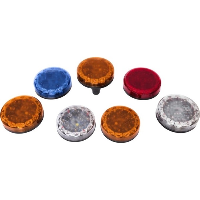 Girofar LED din pole (cap de bara) 12-24V 12 LED-uri de 3W - 5 ani Garantie